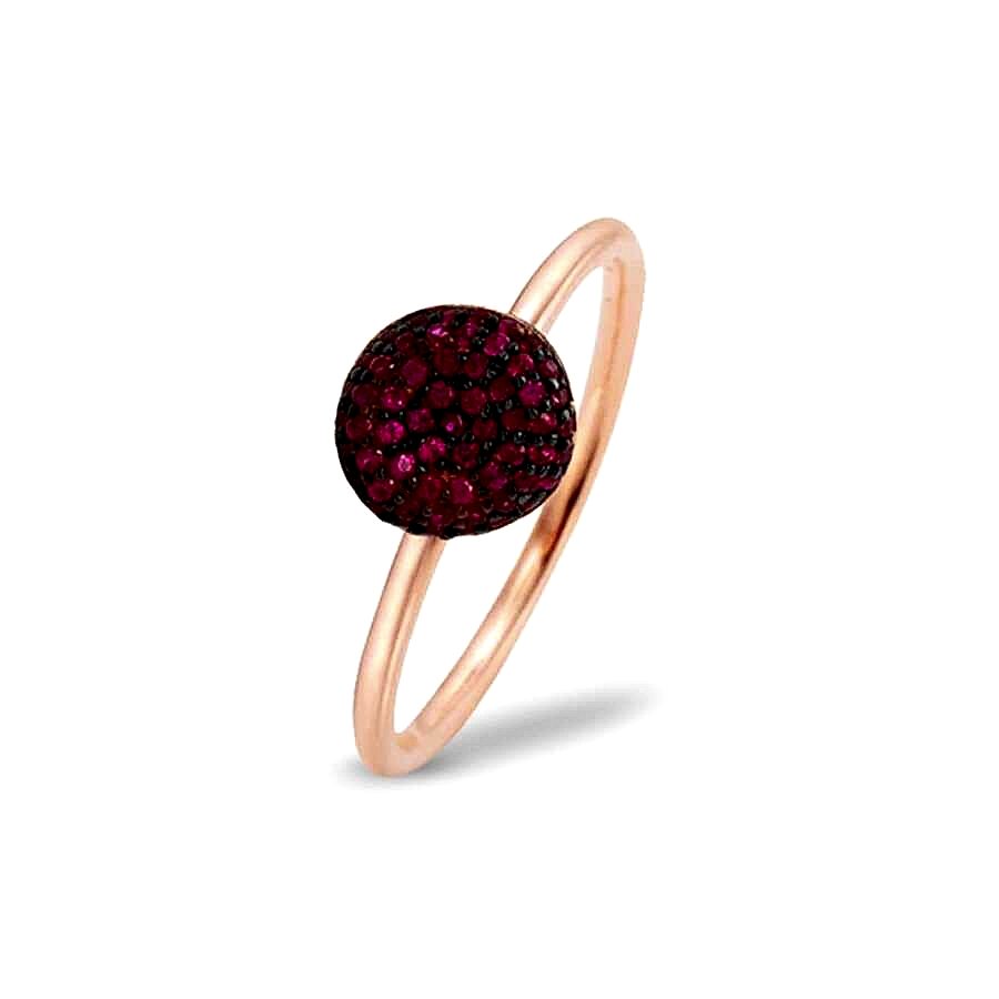 0.32 Karat Ruby Pırlanta Rose Yüzük - Pırlanta Tasarım Yüzükler