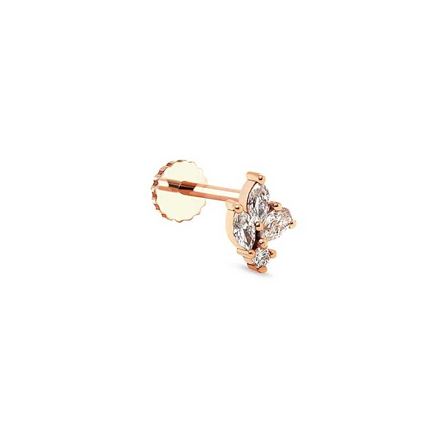0.14 CT Pırlanta Piercing - Pırlanta Piercing