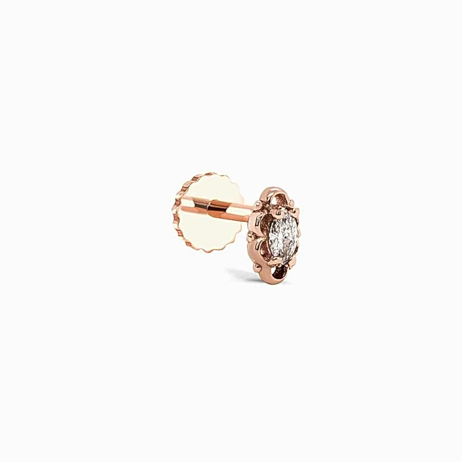 0.03 CT Pırlanta Piercing - Pırlanta Piercing