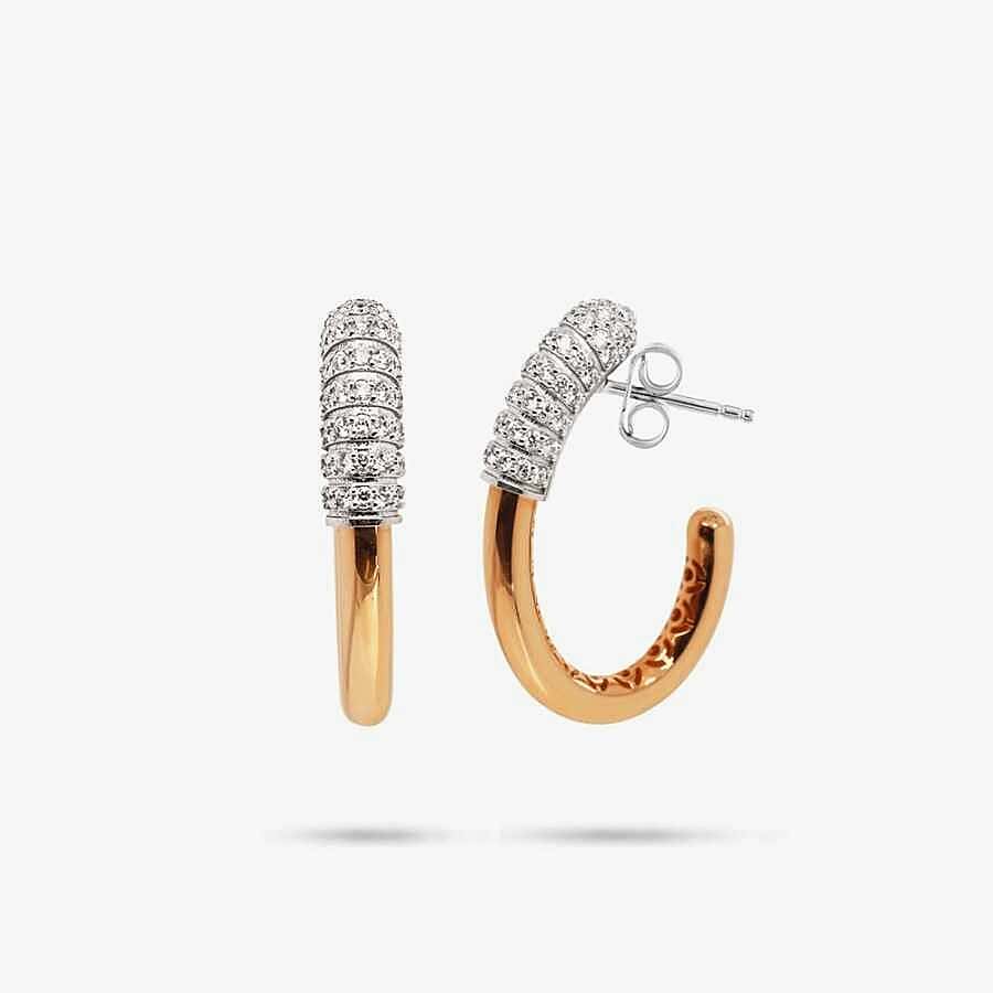 0,90 Karat Pırlanta Küpe - Pırlanta Tasarım Küpeler