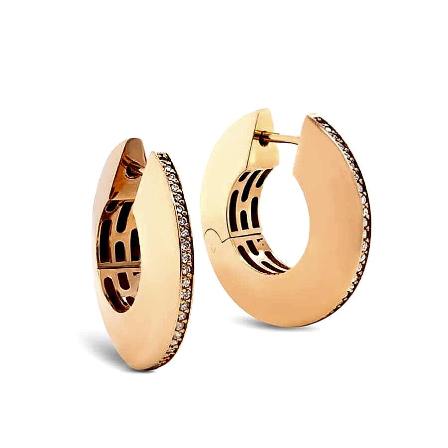 0,30 Karat Pırlanta Küpe - Pırlanta Halka Küpeler