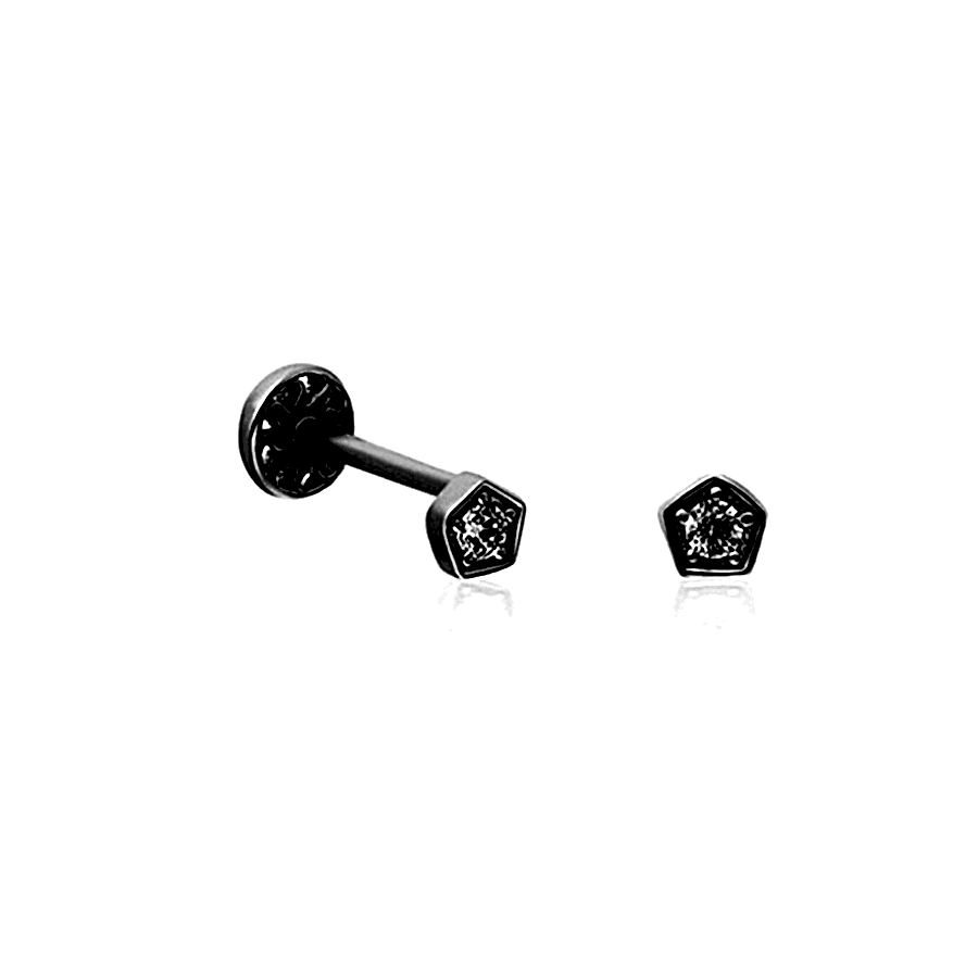 Beşgen Altın Piercing PRC0026 - Altın Piercing